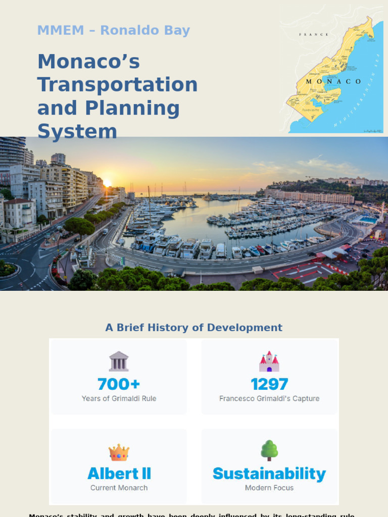 Monaco's Sustainable Transportation System | PDF | Transport | Public ...