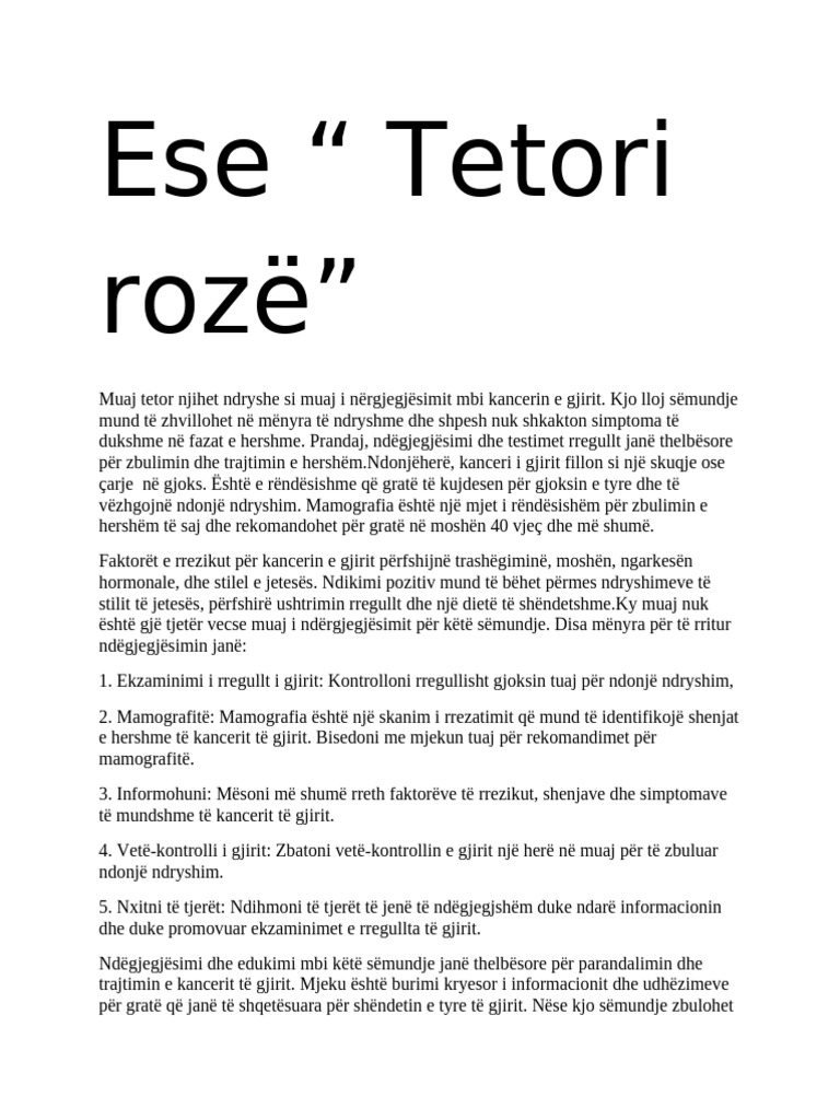 Tetori Rozë | PDF