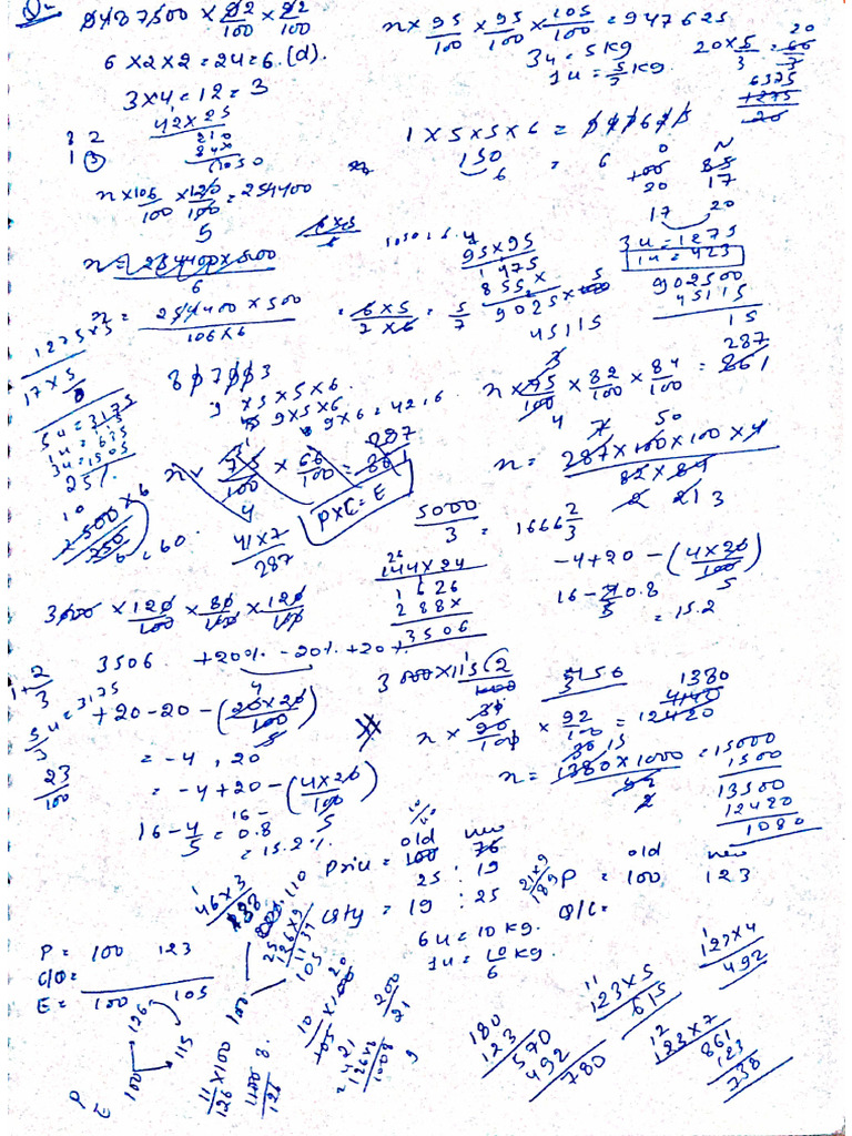 Hand Written Notes 5 Five | PDF