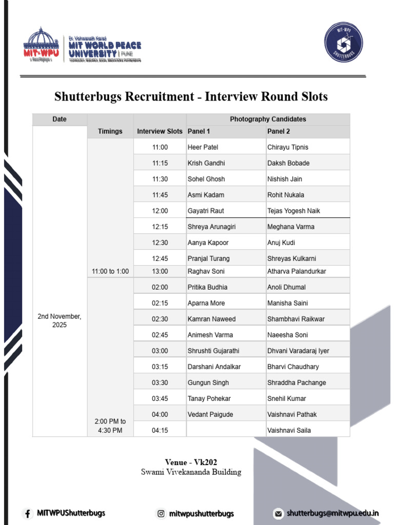 Interviews Shutterbugs Sunday All Departments | PDF