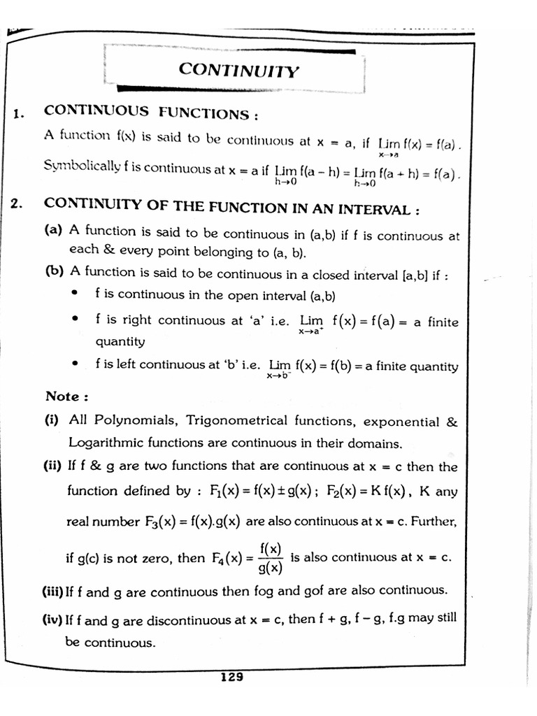 Continuity | PDF