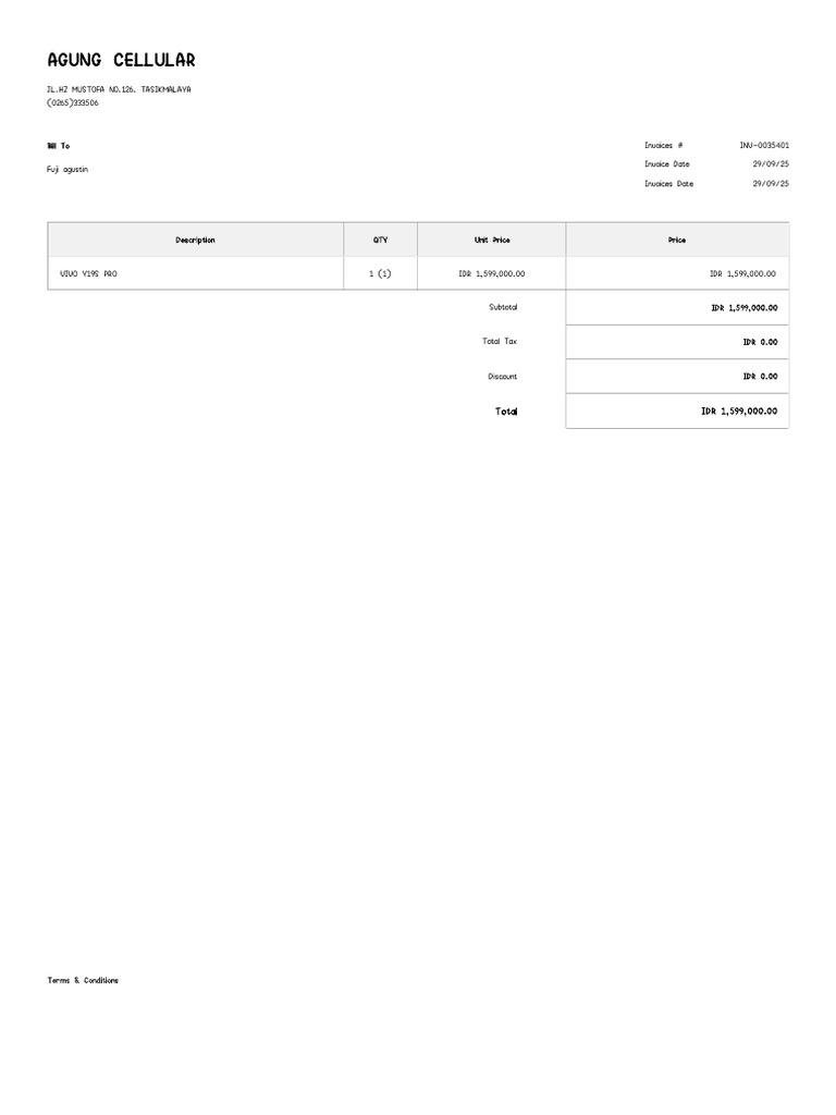 INV0035401 Fujiagustin Simple001 | PDF