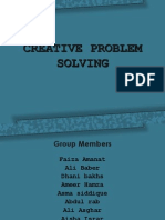 Creative Problem Solving Skills