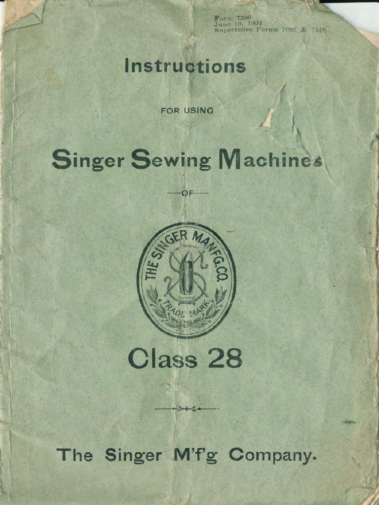 Singer 28 | PDF