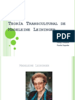 Teoría Transcultural de Madeleine Leininger