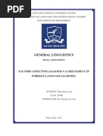 Download FACTORS AFFECTING LEARNERS ACHIEVEMENT IN FOREIGN LANGUAGE LEARNING_Pham Duc Long by Phm c Long SN94180933 doc pdf