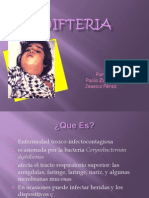 Difteria diapositiva