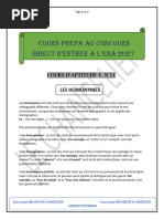 Liste de mots homographes et exemples | PDF | Soupe | Linguistique