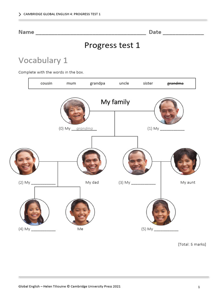 Cambridge Global English 4 Test | PDF | Desert | Earth Sciences