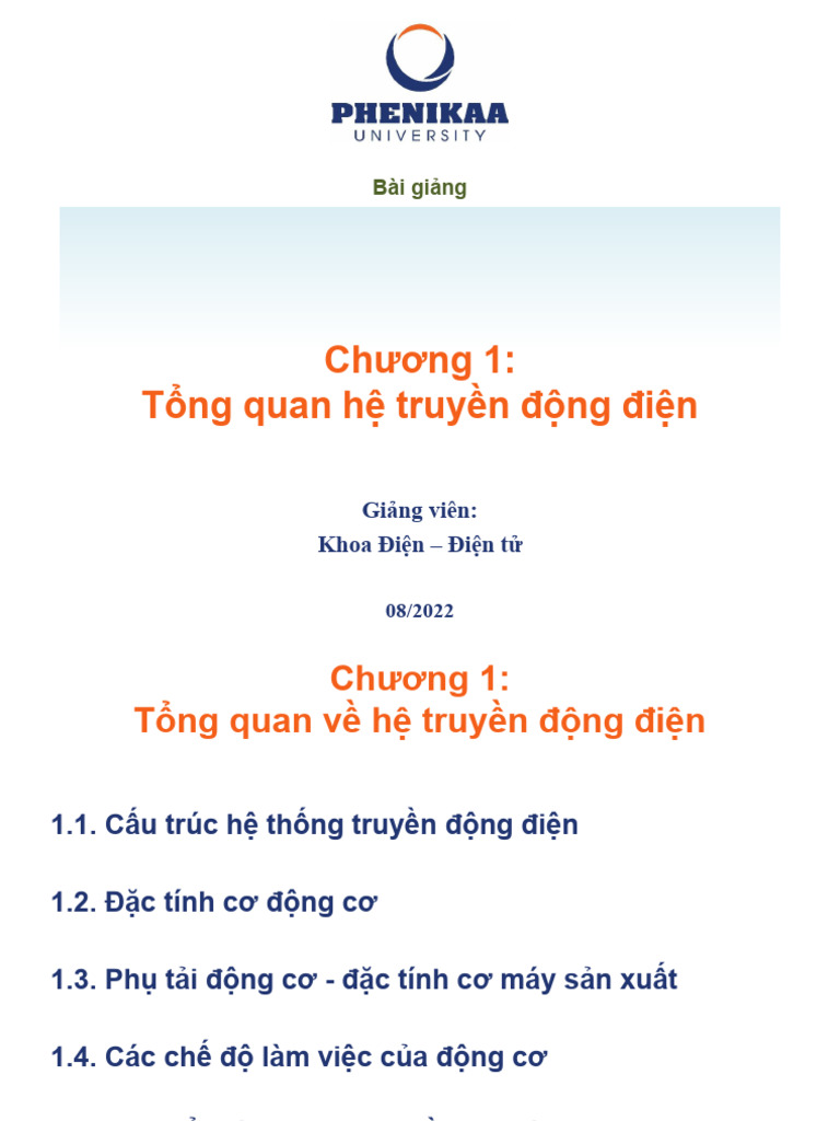 Chương 1 T NG Quan 08162022 | PDF