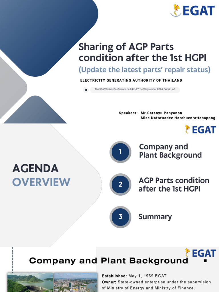 AGP Parts Condition After The 1st HGPI-EGAT | PDF | Power Station ...