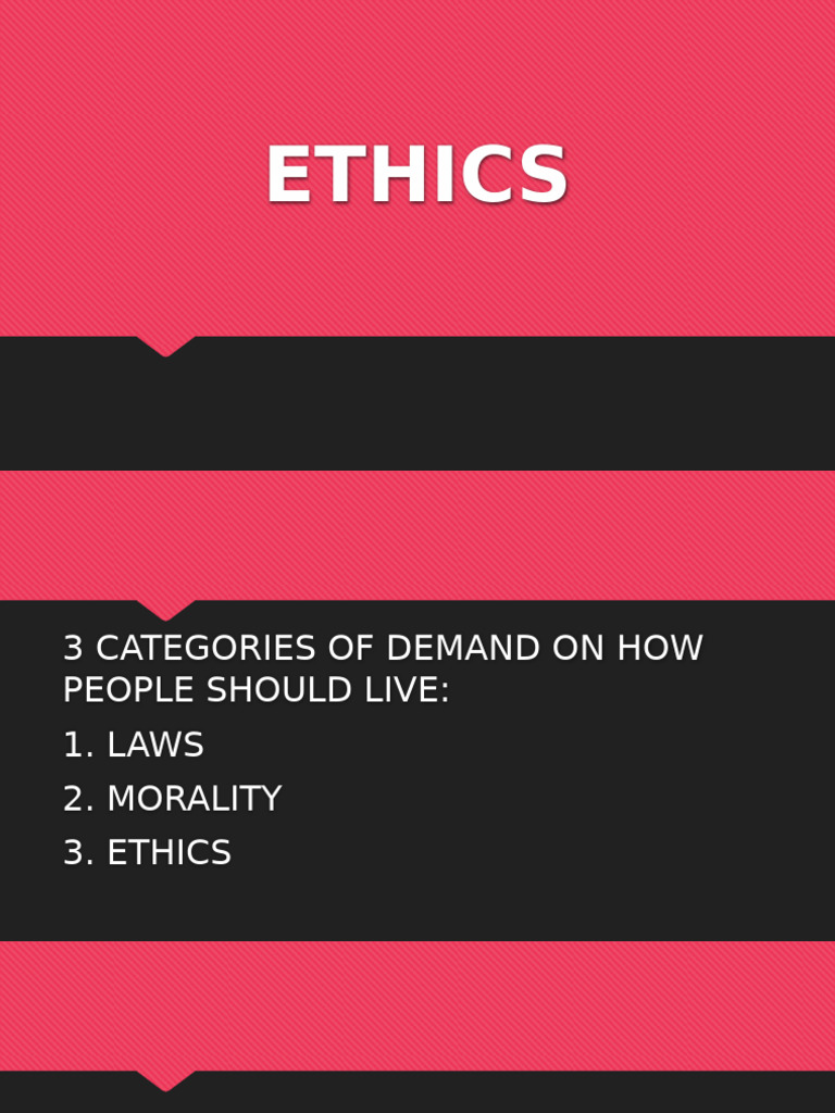 Understanding Ethics: Laws, Morality, and Principles | PDF | Morality ...