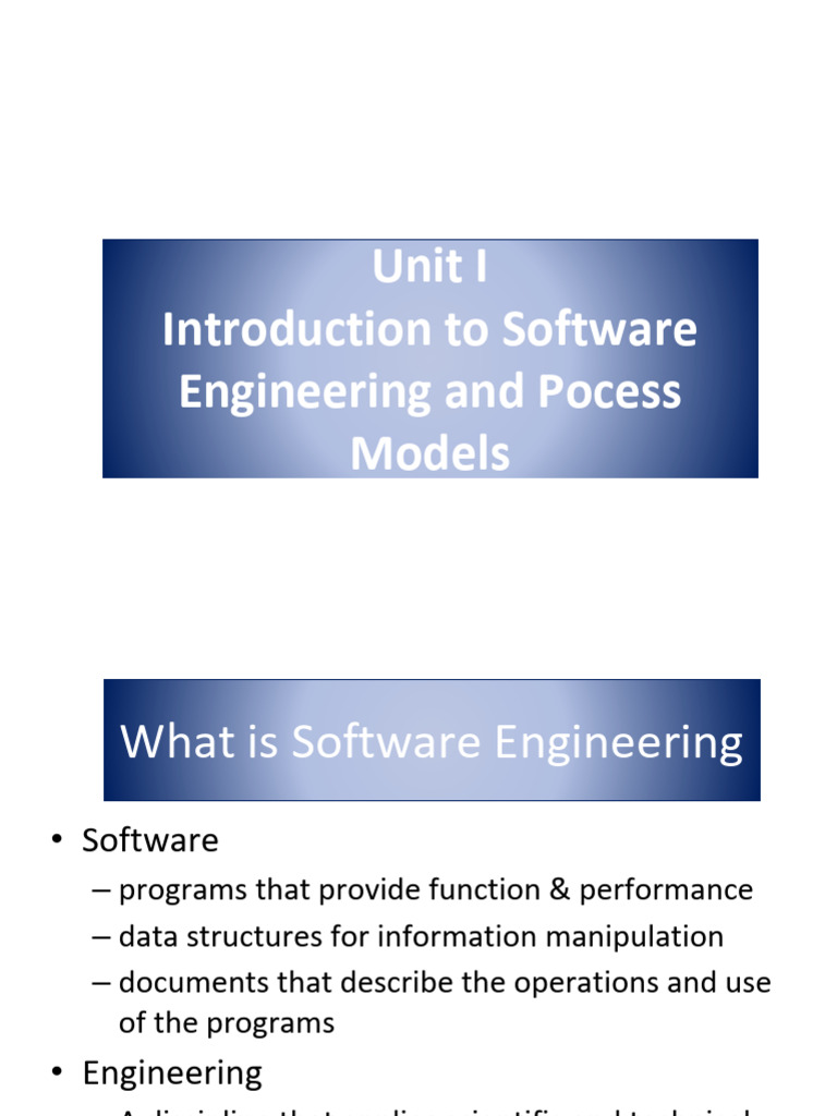 Introduction to Software Engineering Concepts | PDF | Software ...