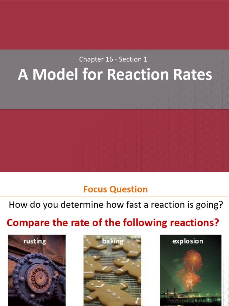 Understanding Reaction Rates | PDF | Reaction Rate | Chemical Reactions