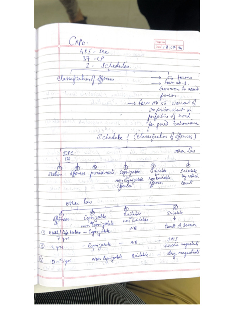 CrPC_Class Notes | PDF