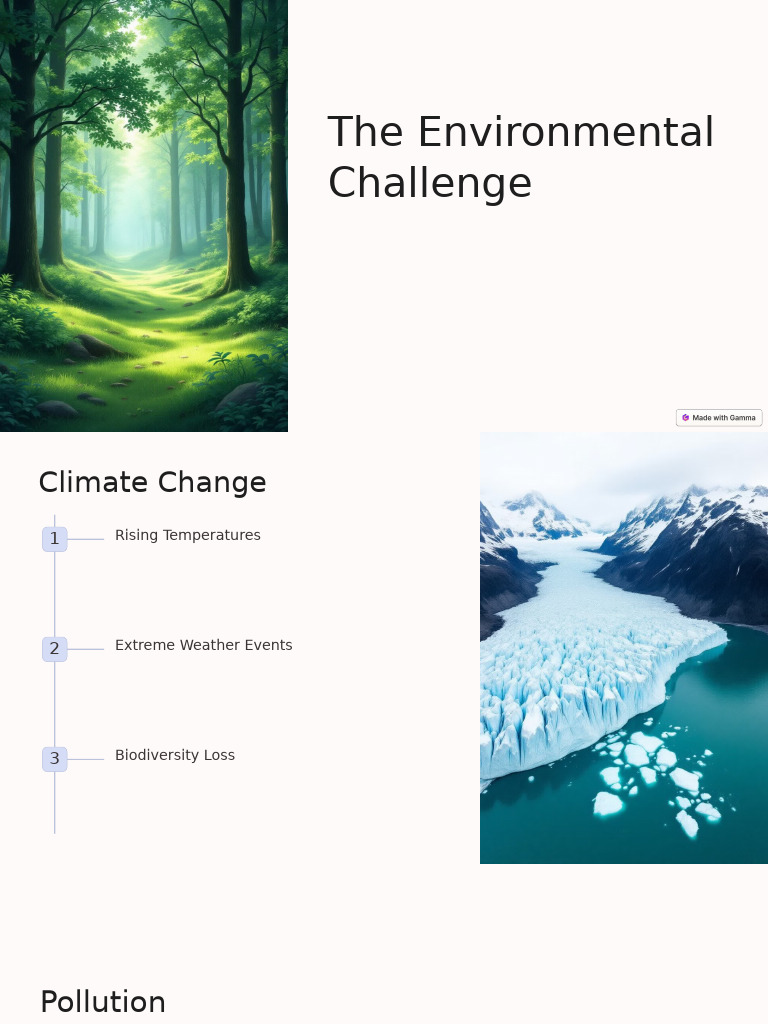 The Environmental Challenge | PDF