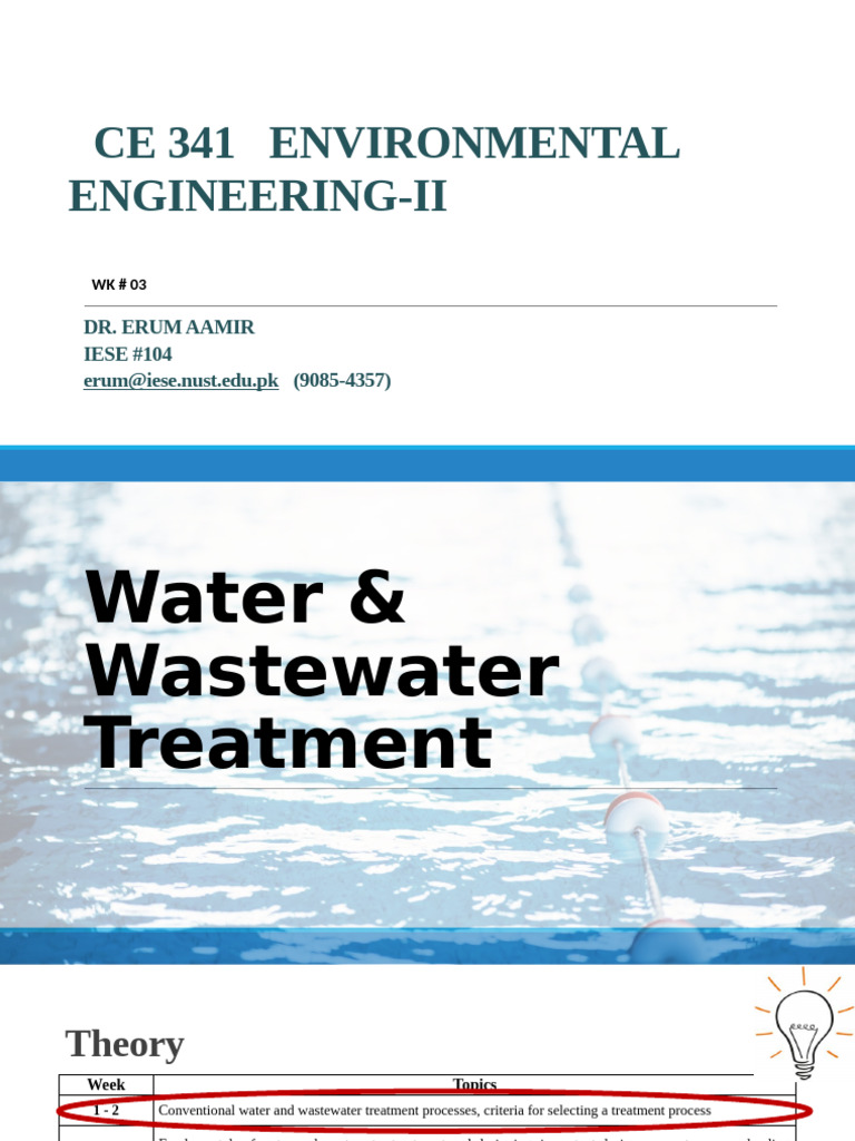 Water & Wastewater Treatment Guide | PDF | Water Pollution | Sewage ...