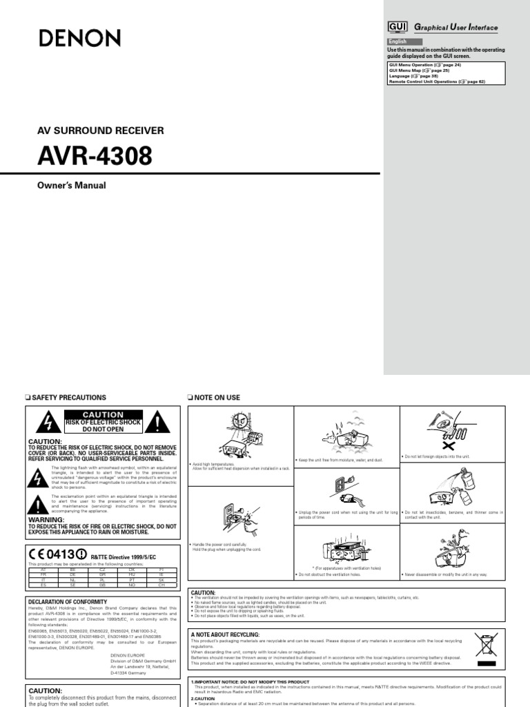4308 Manual | PDF | Hdmi | Video