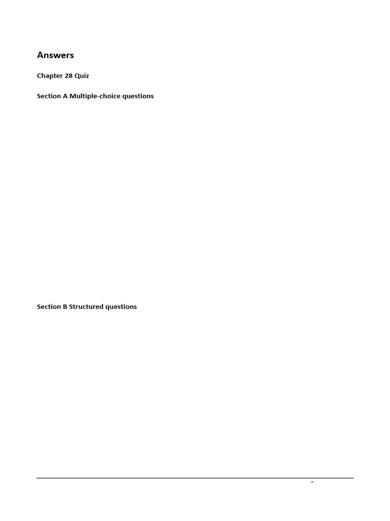 HKDSE Chemistry Chapter 28 Quiz Answers | PDF | Rechargeable Battery ...