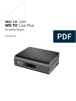WD TV Live/Live Plus User Manual