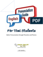 English Pronunciation Guide For Thai Students