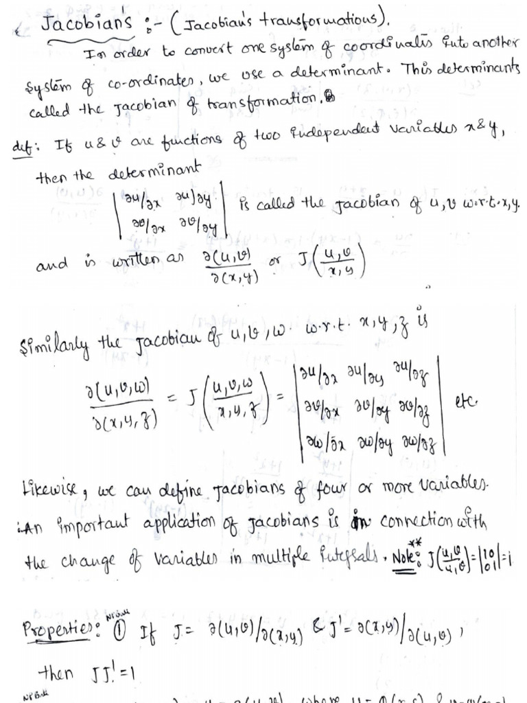 Functions of Several Variables - Part-5 | PDF
