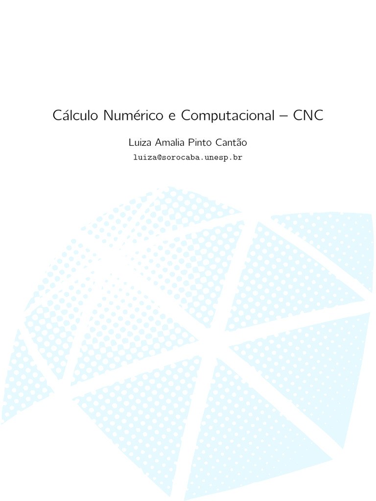Cálculo Numérico e Teoria de Erros | PDF | Pi | Números
