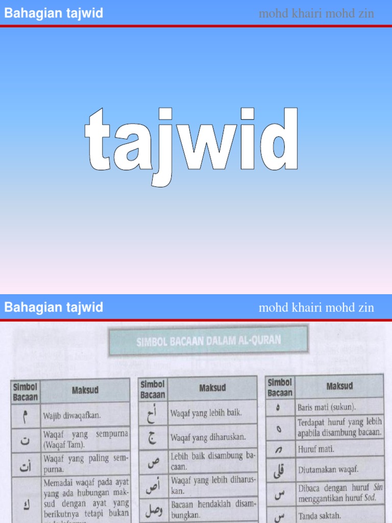 Simbol Bacaan Dalam Al Quran Pdf