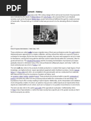 Arts and Crafts Movement