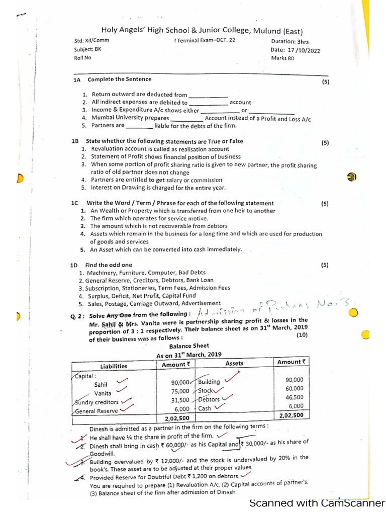 XII HAHS Semester Exam BK | PDF