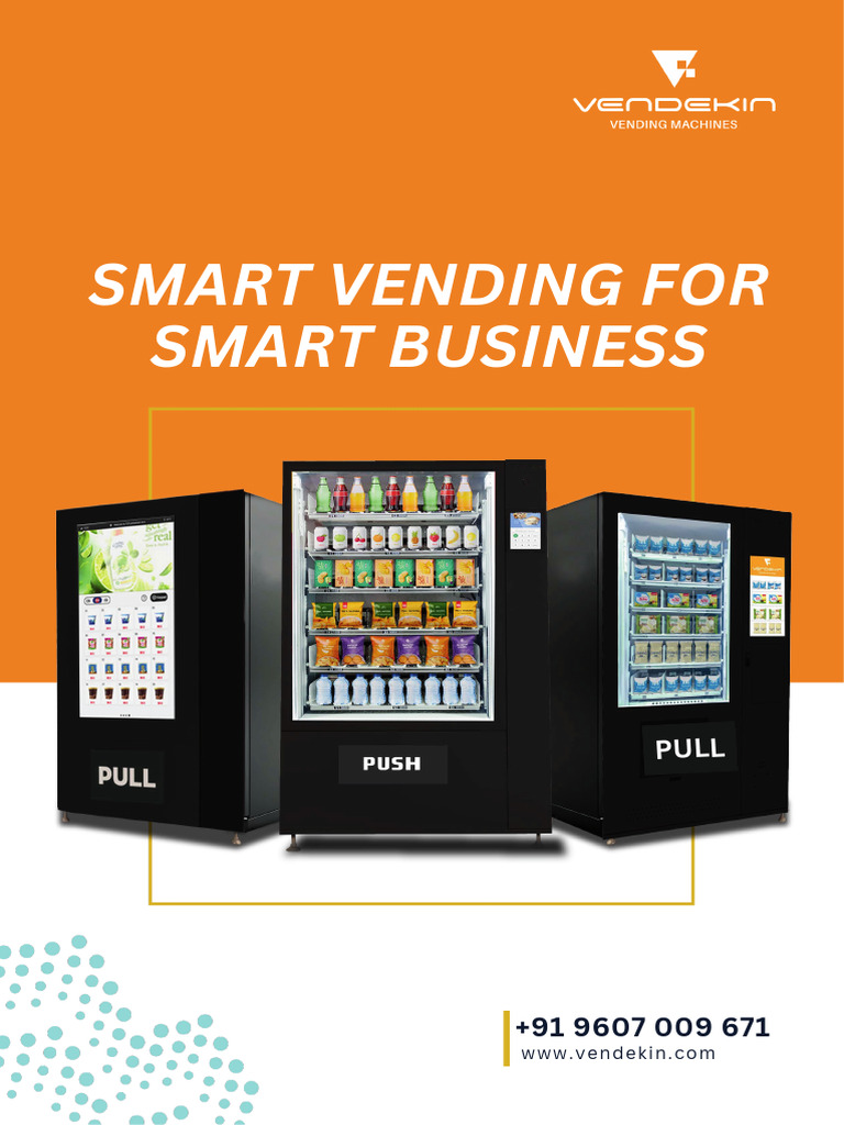 Smart Vending Machines by Vendekin | PDF | Vending Machine | Software
