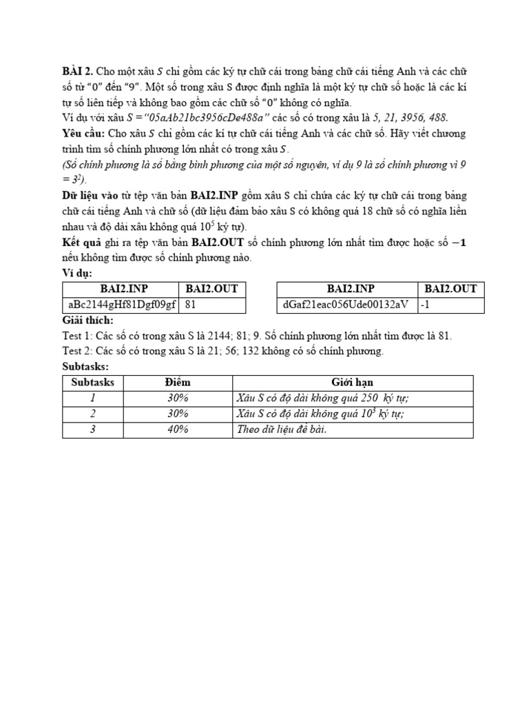 Bai 2 | PDF