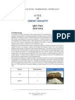 Quarrying in Cement Industry