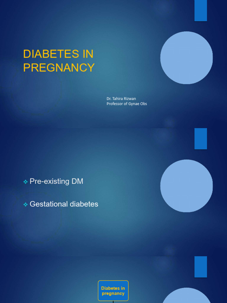 Diabetes Management in Pregnancy | PDF | Gestational Diabetes | Diabetes