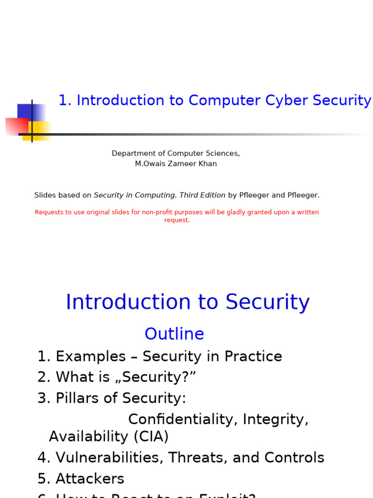 Computer Cyber Security Overview | PDF | Security | Computer Security