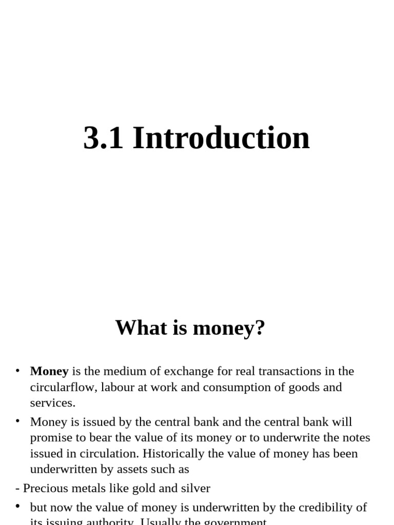 Understanding Money: Functions and Supply | PDF | Money Supply | Money