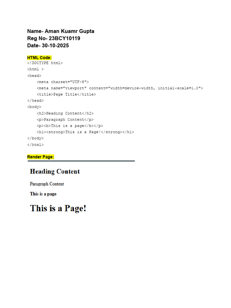 Class work (1) | PDF | Web Development | Hypertext