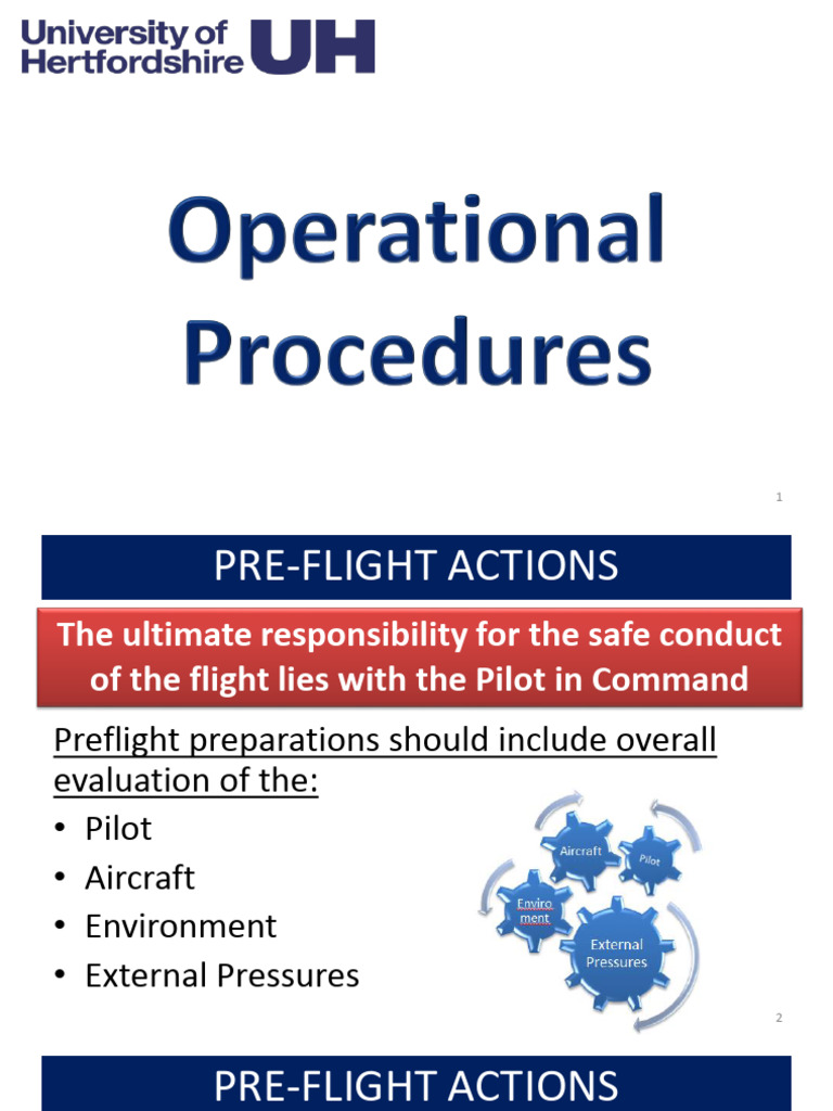 Operational Procedures 2017-18 | PDF | Aviation | Aerospace