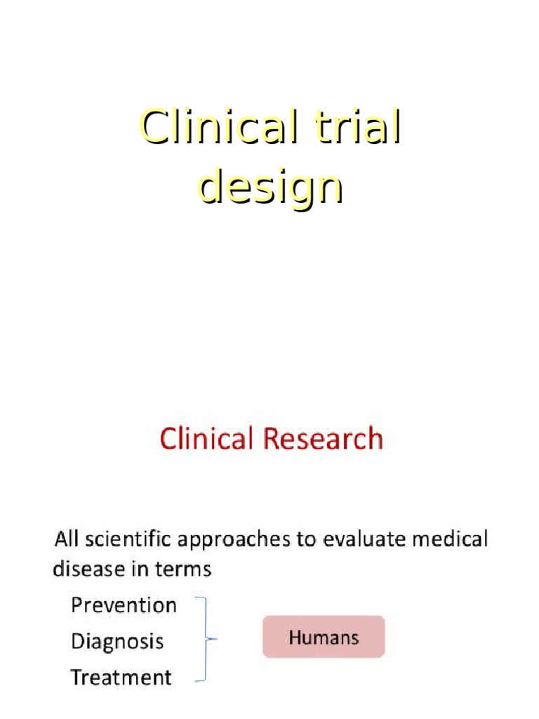 Clinical Trial Design | PDF