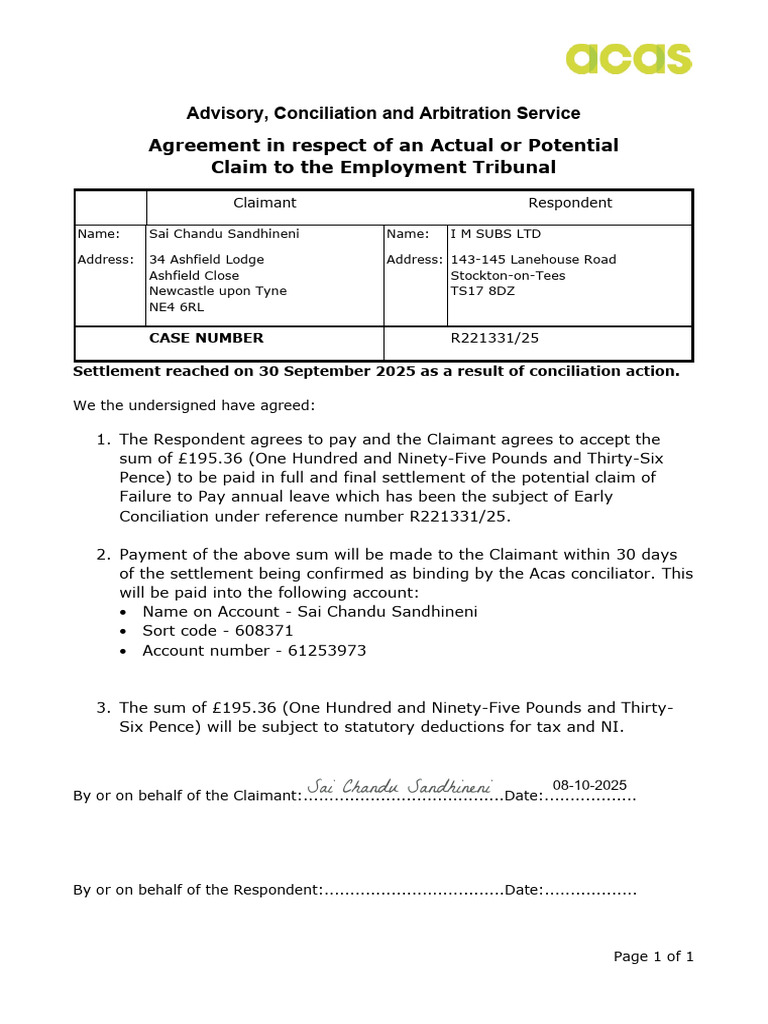Final Cot 3 - Signed | PDF