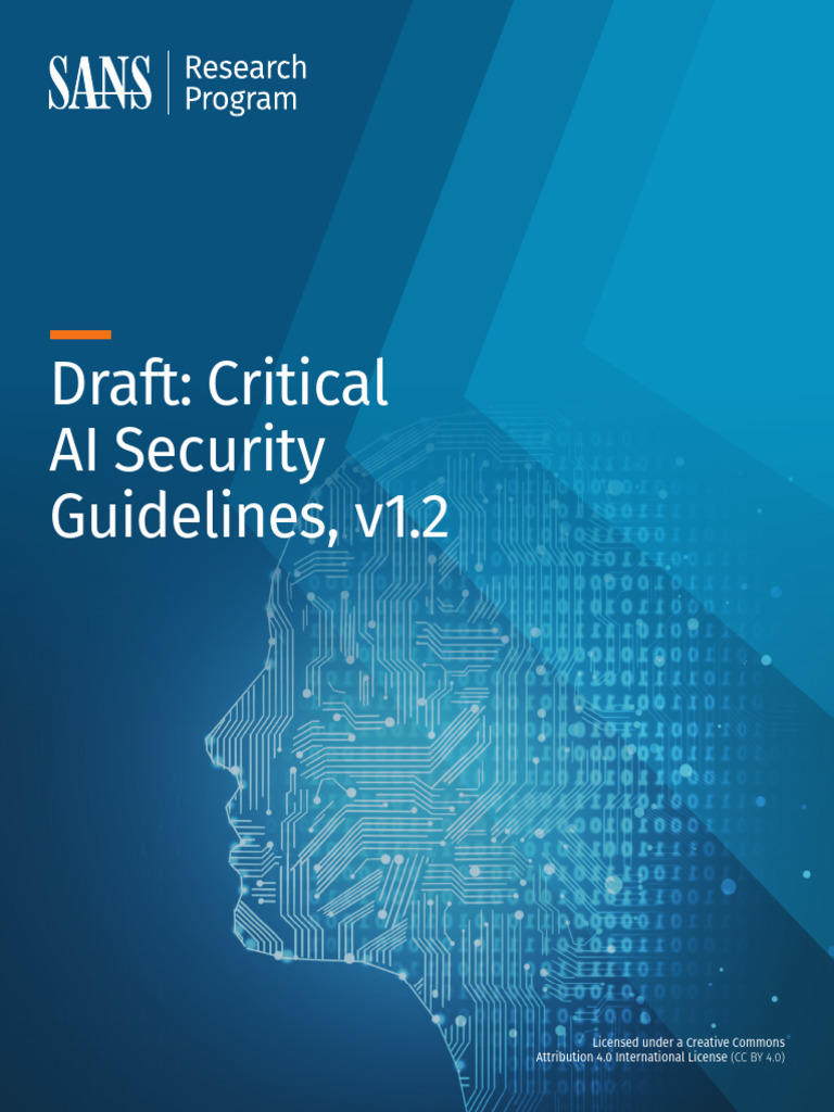 Critical AI Security Guidelines v1.2 | PDF | Artificial Intelligence ...