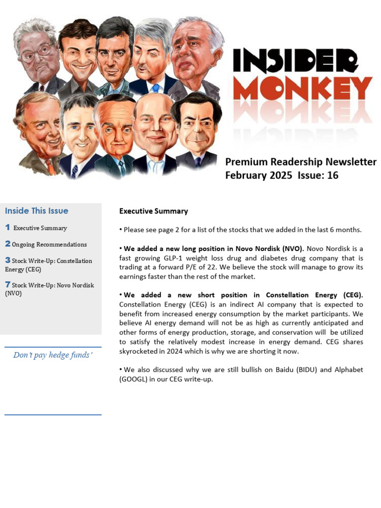Premium Readership Newsletter - February 2025-HC05V | PDF | Artificial ...