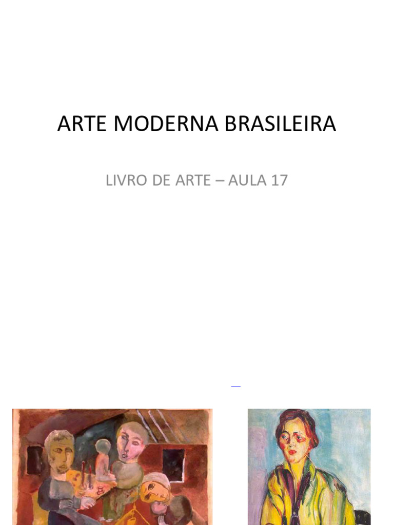 Arte Moderna Brasileira | PDF | As artes | Brasil