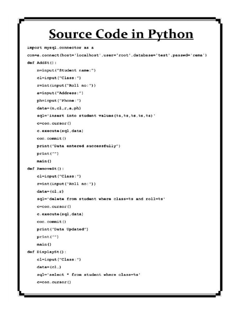 Poython Coding Program Algoritham | PDF