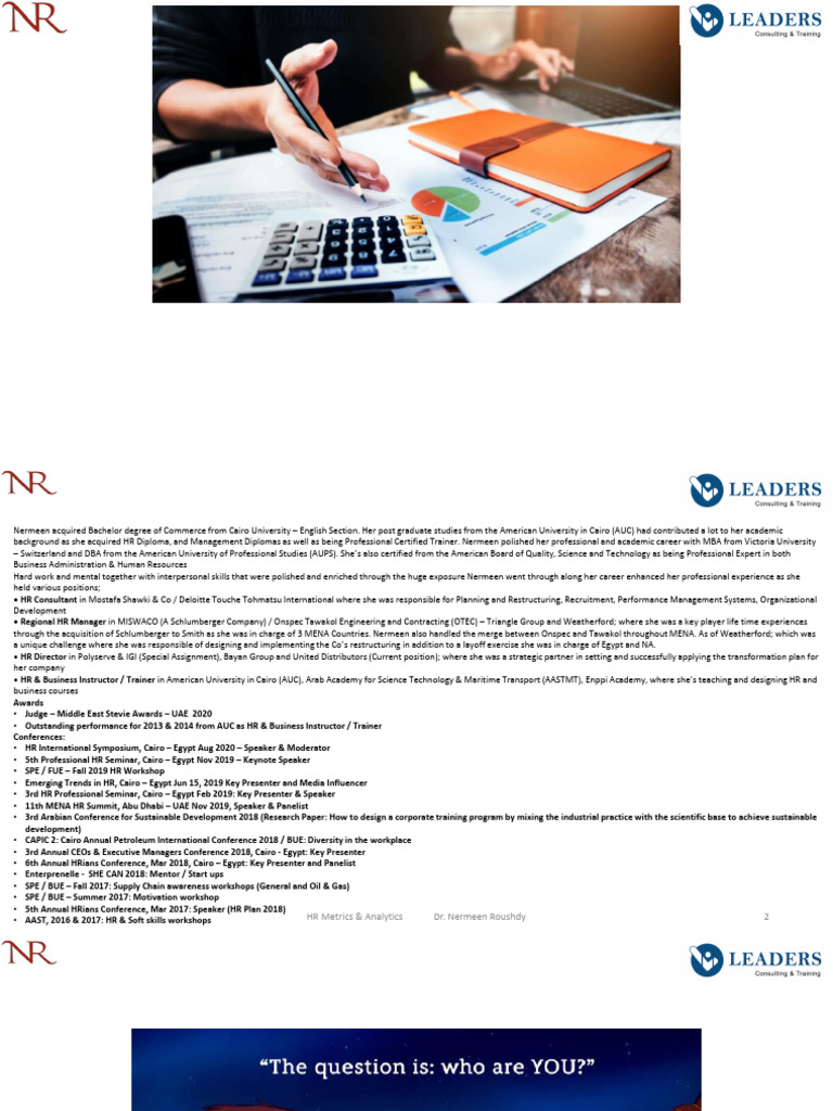 HR Metrics and Analytics Overview | PDF | Performance Indicator | Analytics