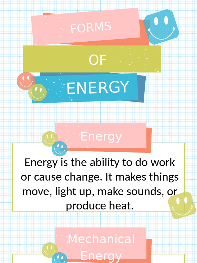 Types and Properties of Energy Explained | PDF | Kinetic Energy ...