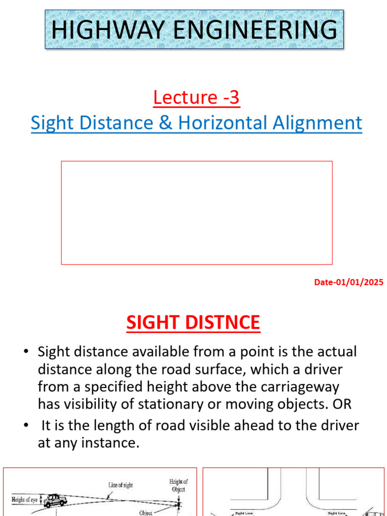 Overtaking Sight Distance in Highway Design | PDF | Traffic | Road