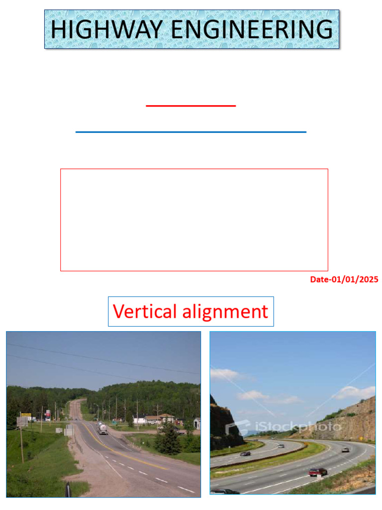 Understanding Vertical Alignment in Highway Engineering | PDF ...