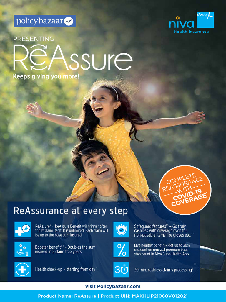 ReAssure 3.0 Insurance Benefits Overview | PDF | Insurance | Financial ...