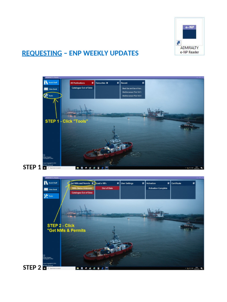 Requesting & Updating ENP Reader - Weekly Updates - 120453 | PDF